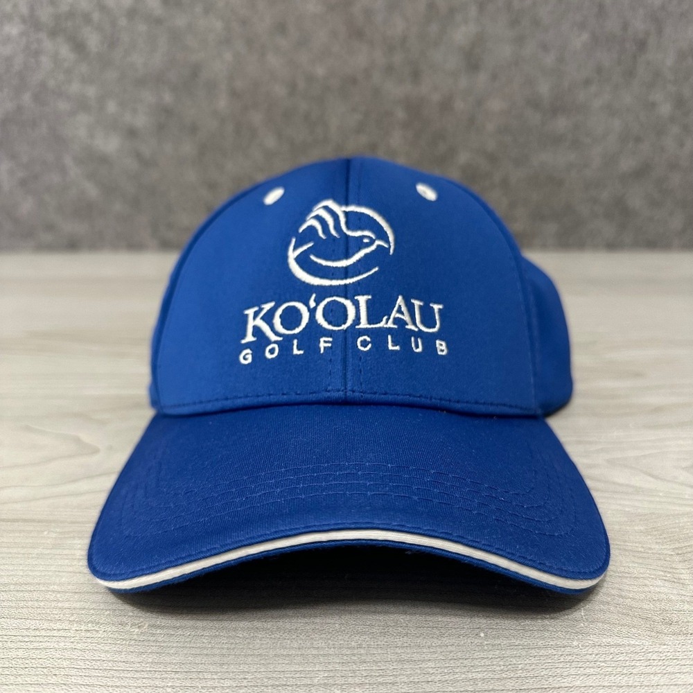 Ko'olau Golf Club Blue Adjustable Strapback Hat Baseball Cap Mens